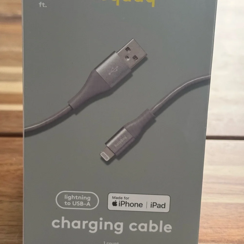 Heyday 4ft new Lightning to USB-A Charging Cable